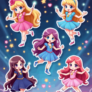 Kids Stickers - Sheet v59